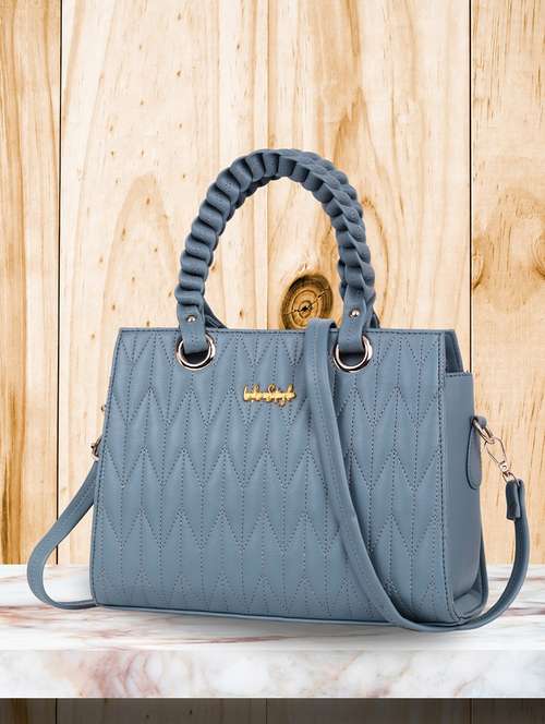 women grey pu handbag - 21624966 - Standard Image - 0