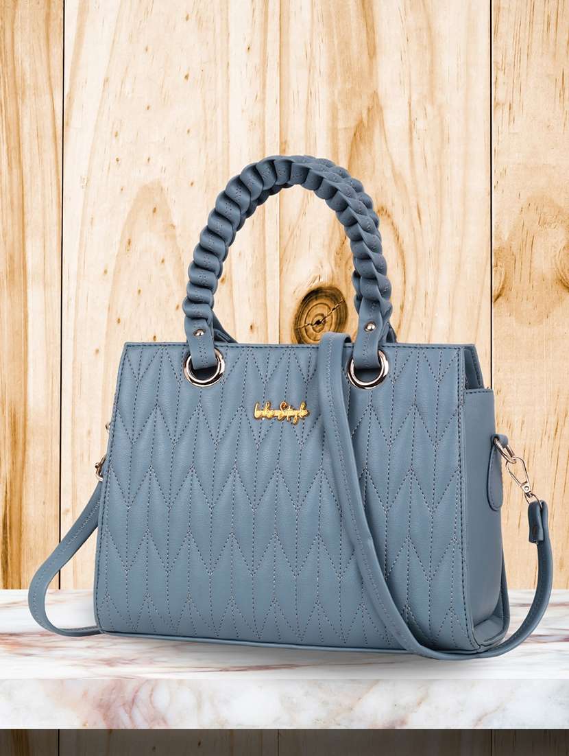 women grey pu handbag - 21624966 - Zoom Image - 0