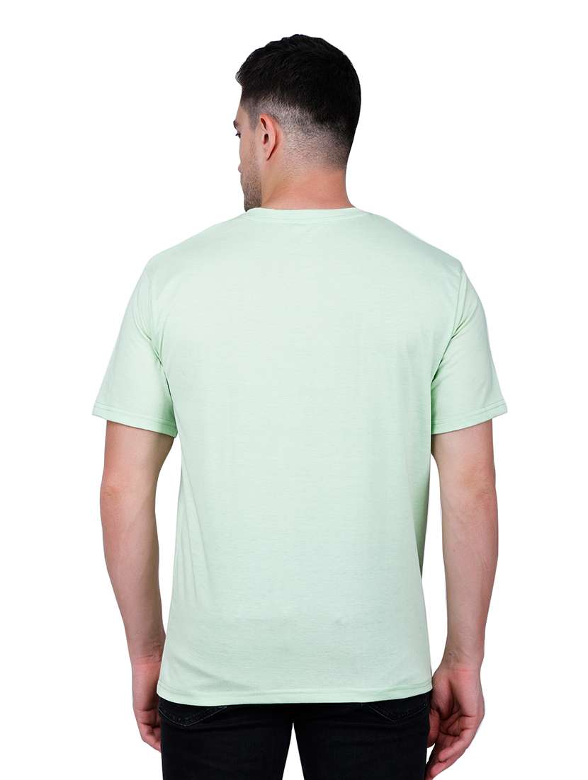 men neo mint typographic round neck regular fit t-shirt - 21627221 -  Standard Image - 2