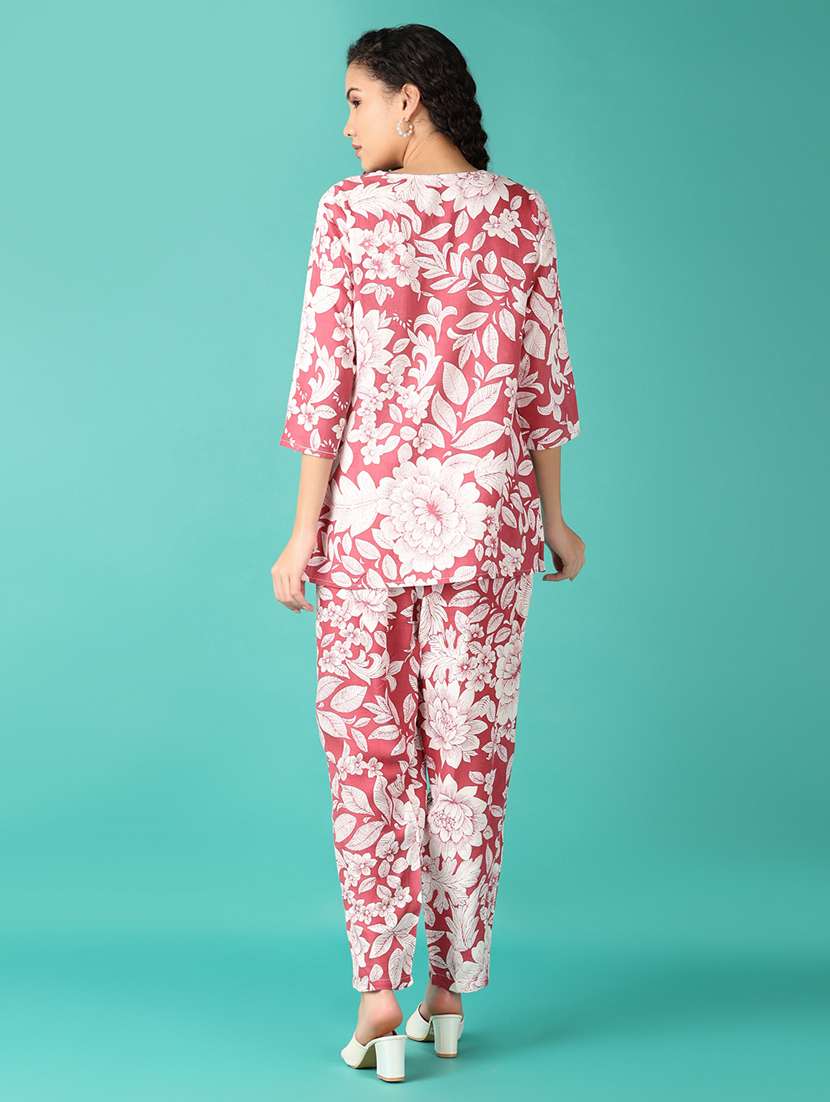women floral printed co-ord sets - 21627458 -  Standard Image - 2