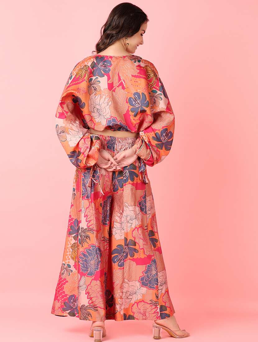 women multi color floral co-ord set - 21627459 - Standard Image - 2