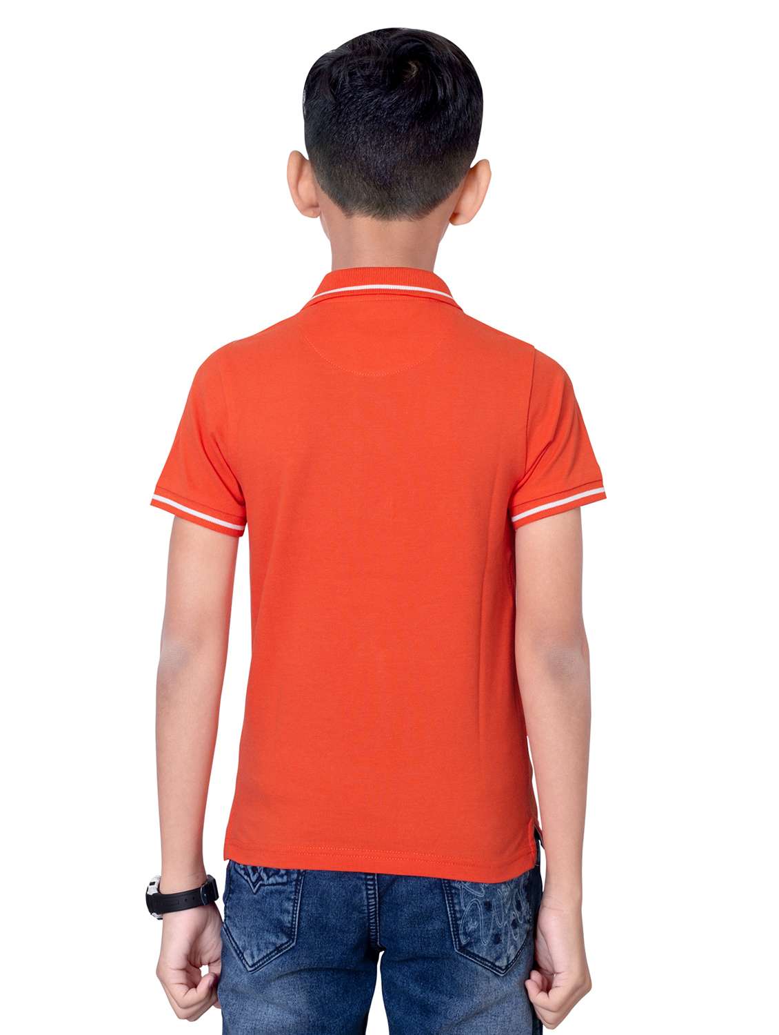 boys placement printed polo neck t-shirt - 21627840 -  Standard Image - 2
