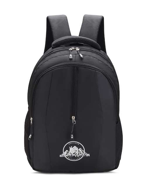 men black adjustable straps backpack