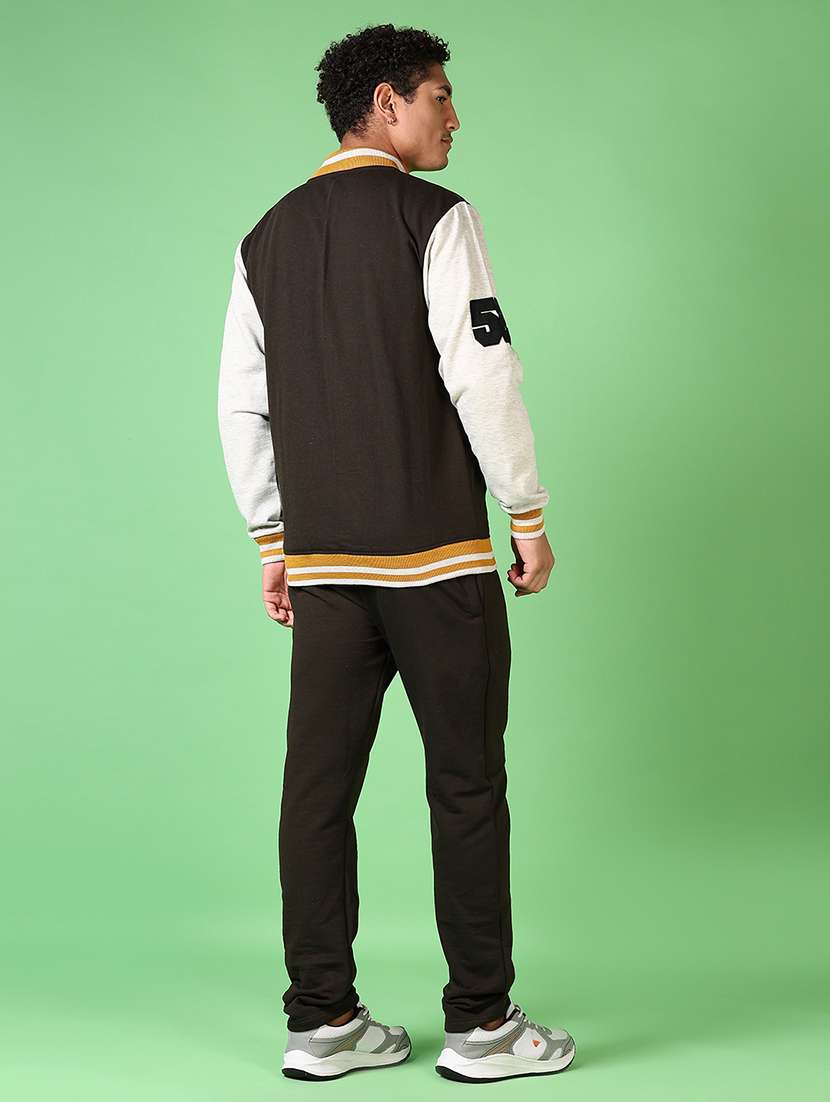 men color block full length track suit - 21628496 -  Standard Image - 2