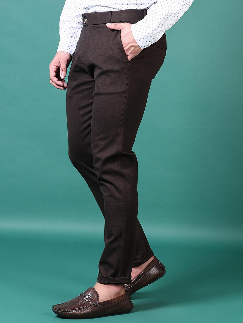 green cotton chinos casual trousers - 21628654 - Standard Image - 2