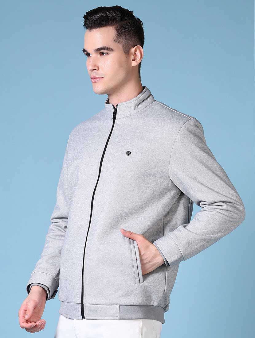 men solid long sleeve casual jacket - 21628966 -  Standard Image - 2