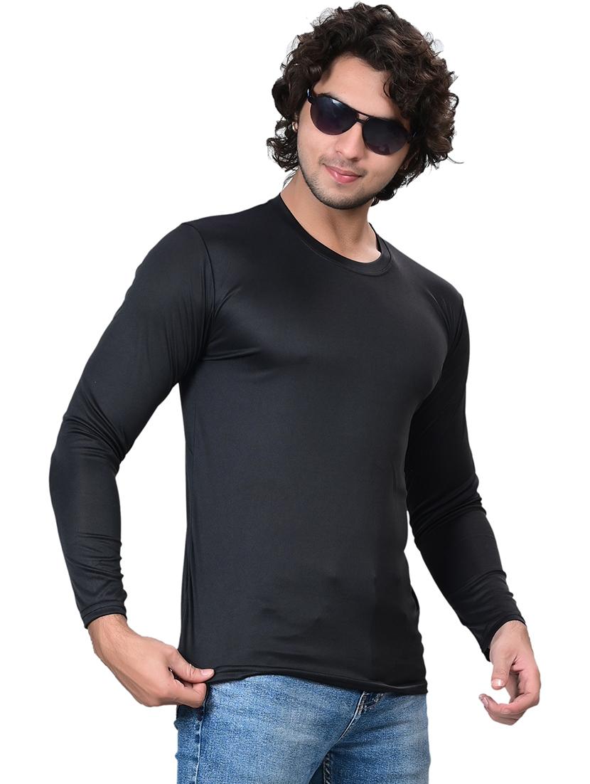men pack of 3 solid round neck t-shirt - 21629293 - Standard Image - 2