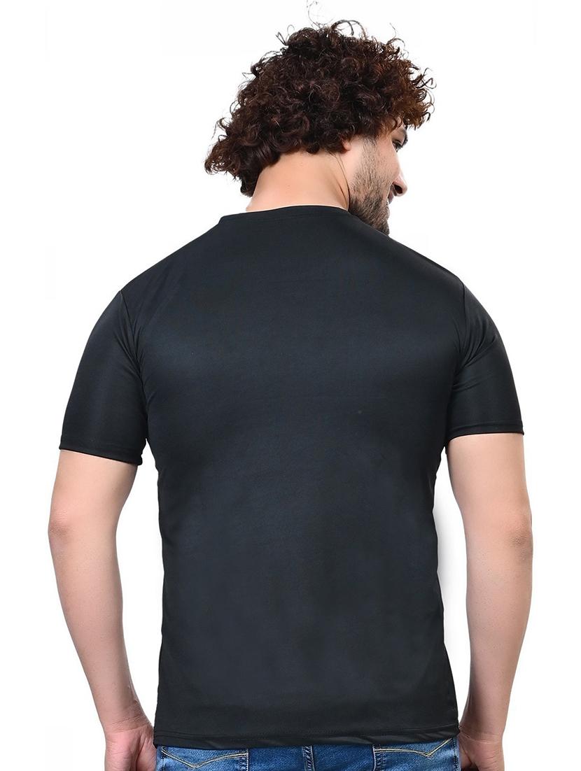 men pack of 4 solid round neck t-shirt - 21629300 - Standard Image - 2