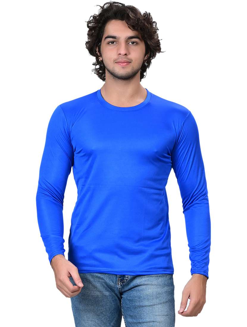 men pack of 2 solid round neck t-shirt - 21629309 -  Standard Image - 2