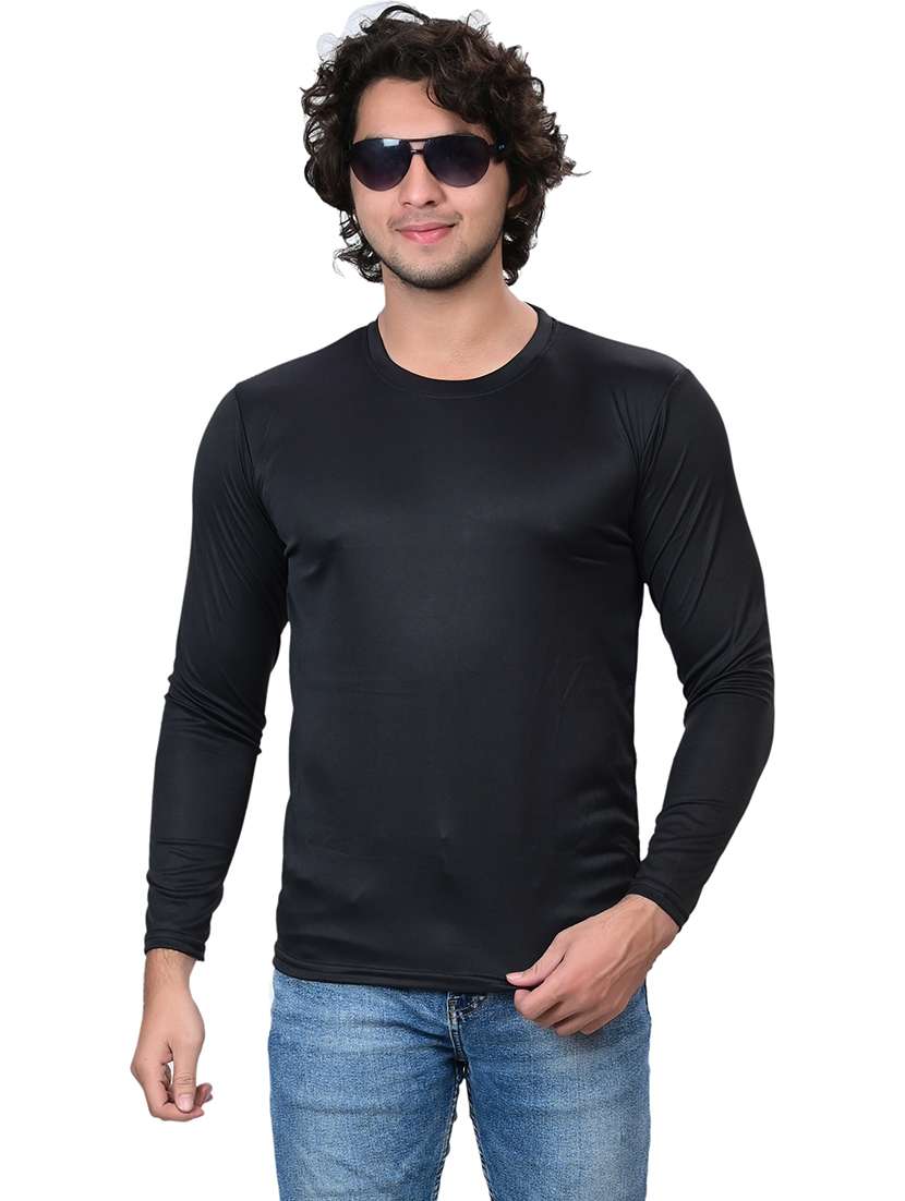 men pack of 2 solid round neck t-shirt - 21629315 -  Standard Image - 2