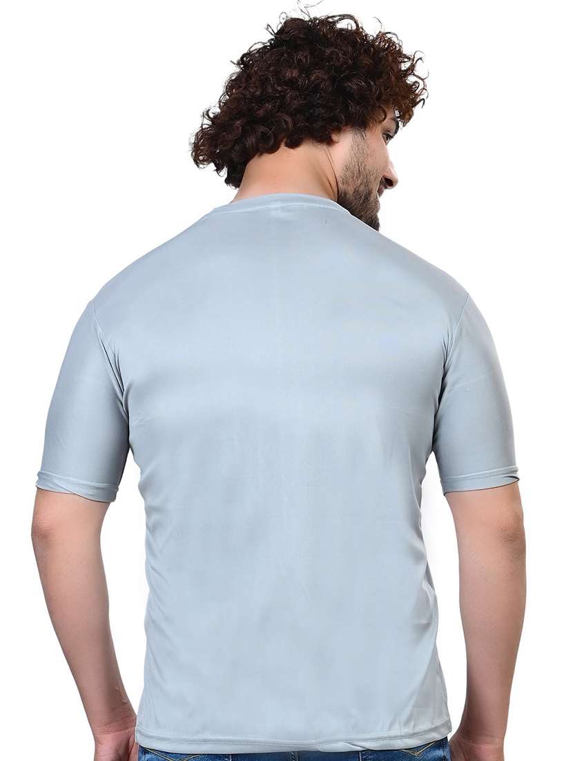 men solid round neck regular fit t-shirt - 21629336 -  Standard Image - 2