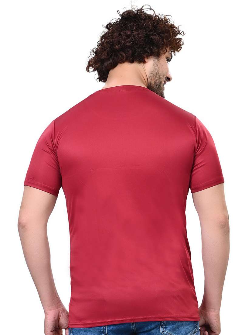 men solid round neck regular fit t-shirt - 21629337 -  Standard Image - 2