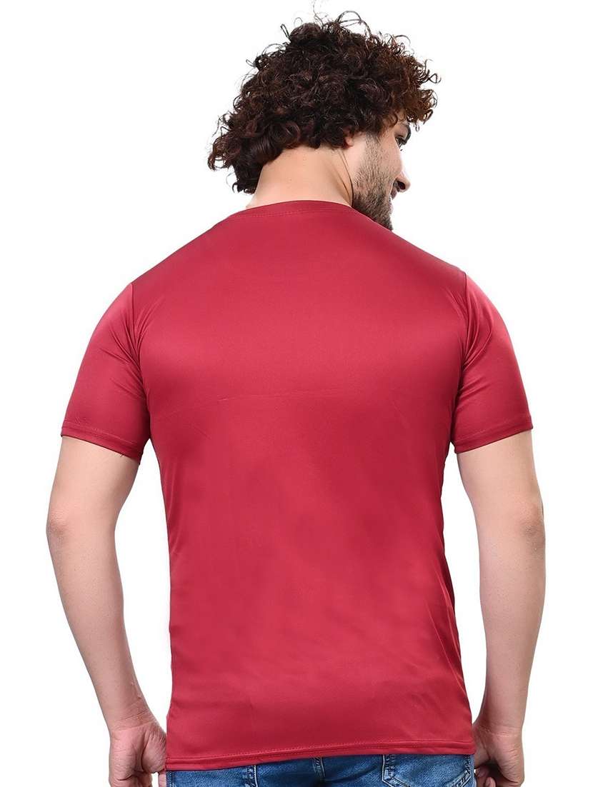men pack of 2 solid round neck t-shirt - 21629353 -  Standard Image - 2