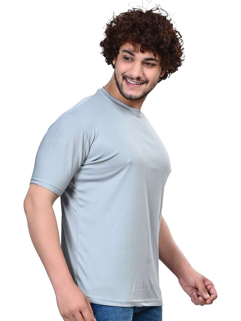 men pack of 2 solid round neck t-shirt - 21629361 -  Standard Image - 2