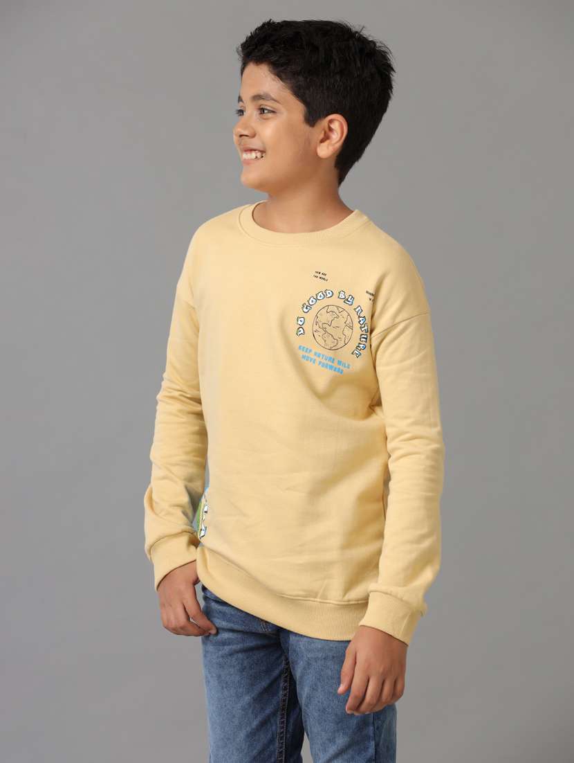 boys placement print hooded sweatshirt - 21629893 - Standard Image - 2