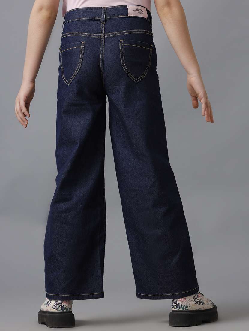 girls straight fit denim jeans - 21629914 -  Standard Image - 2