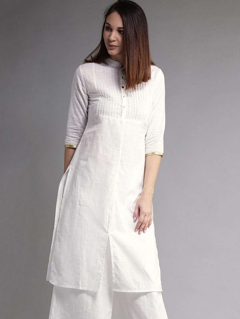 women solid kurta palazzo set - 21630254 -  Standard Image - 2