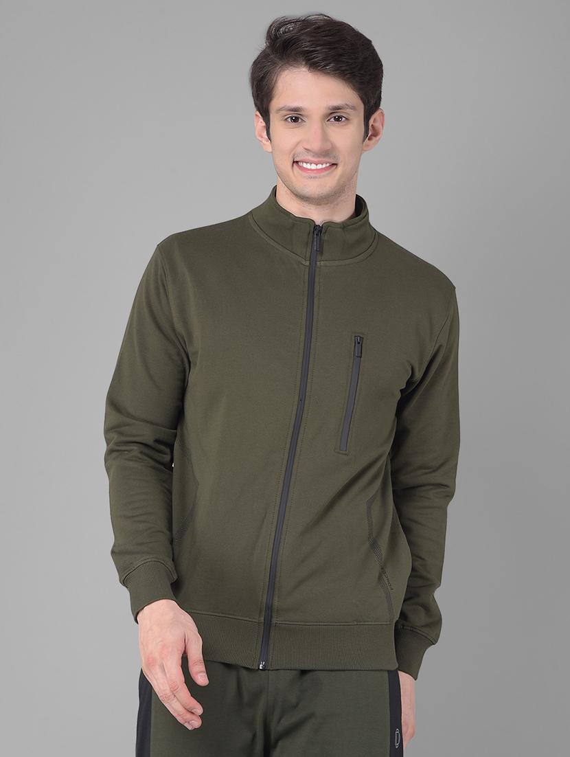 men solid long sleeve regular fit caual jacket - 21630348 -  Zoom Image - 0