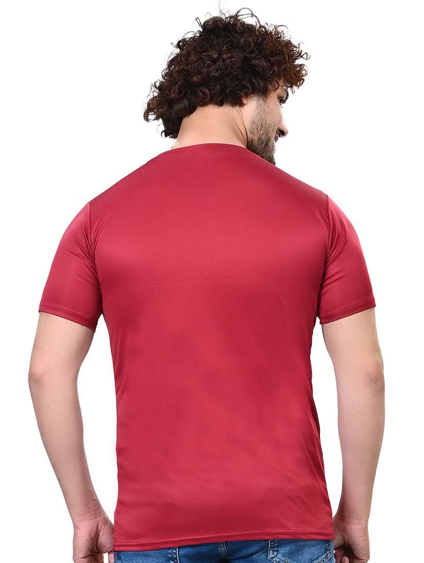 men solid round neck regular fit t-shirt - 21630354 -  Standard Image - 2