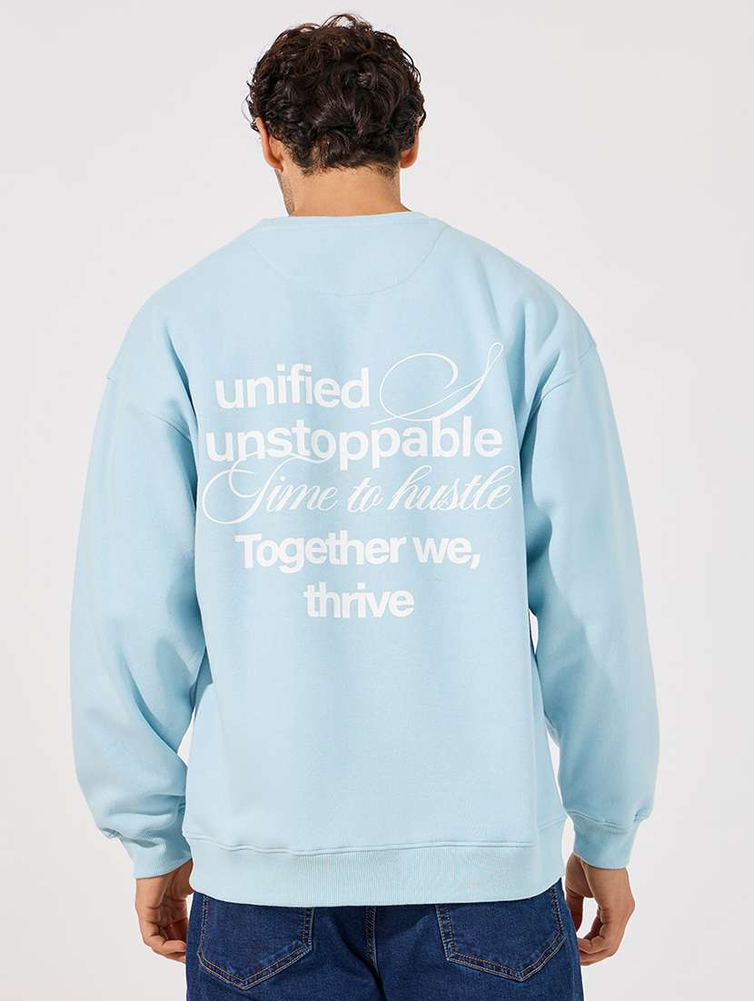 men back print long sleeve sweatshirt - 21630617 -  Standard Image - 2