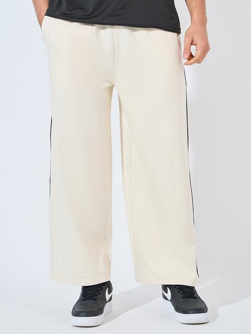 men side taped full length track pant - 21630648 - Standard Image - 0