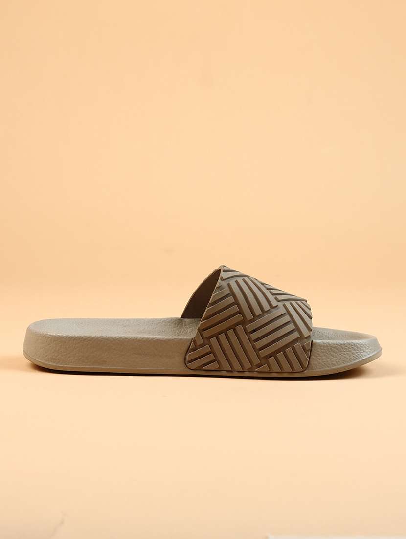 men grey slip on slider - 21630713 - Standard Image - 2