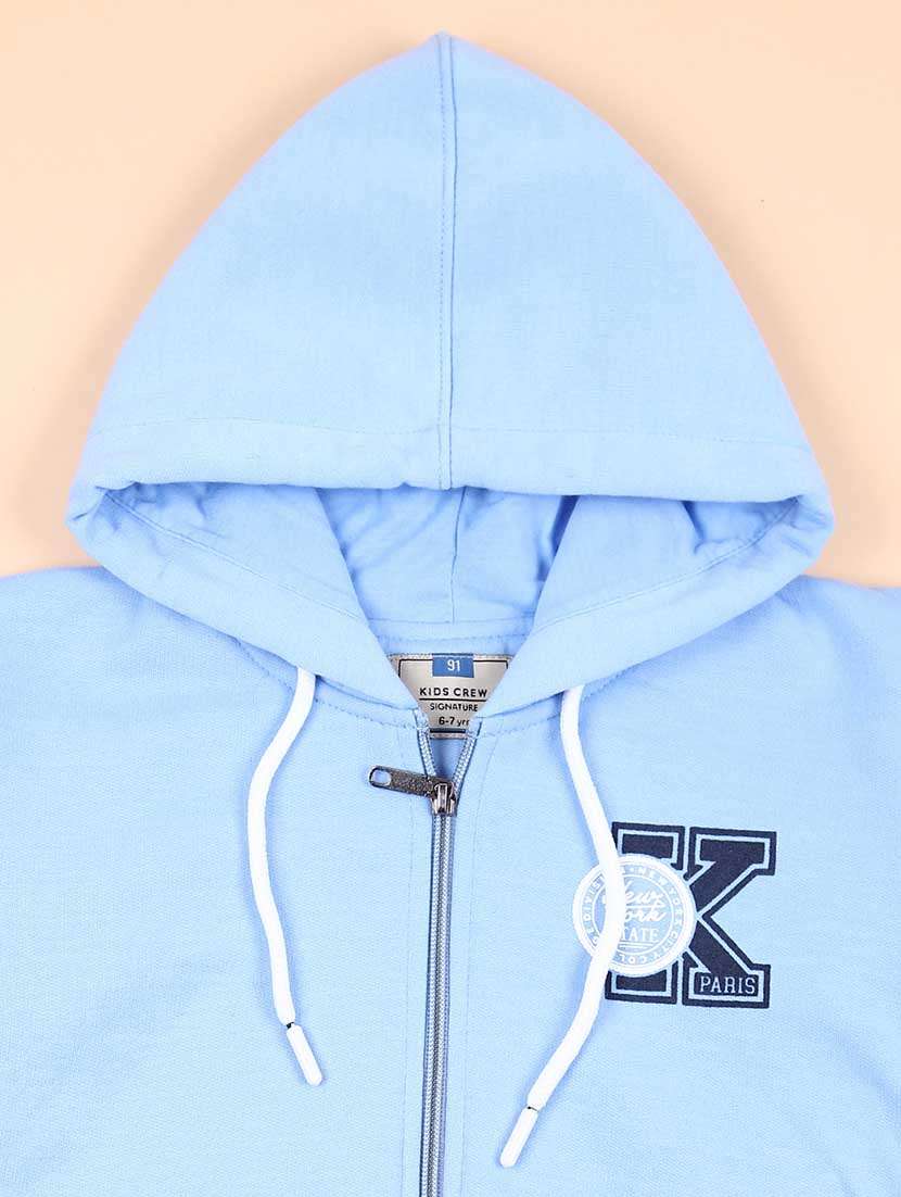 girls front & back print long sleeve sweatshirt - 21631011 -  Standard Image - 2