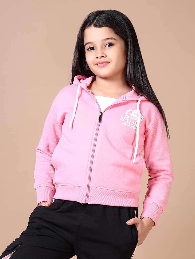 girls front & back print long sleeve sweatshirt - 21631012 -  Standard Image - 2