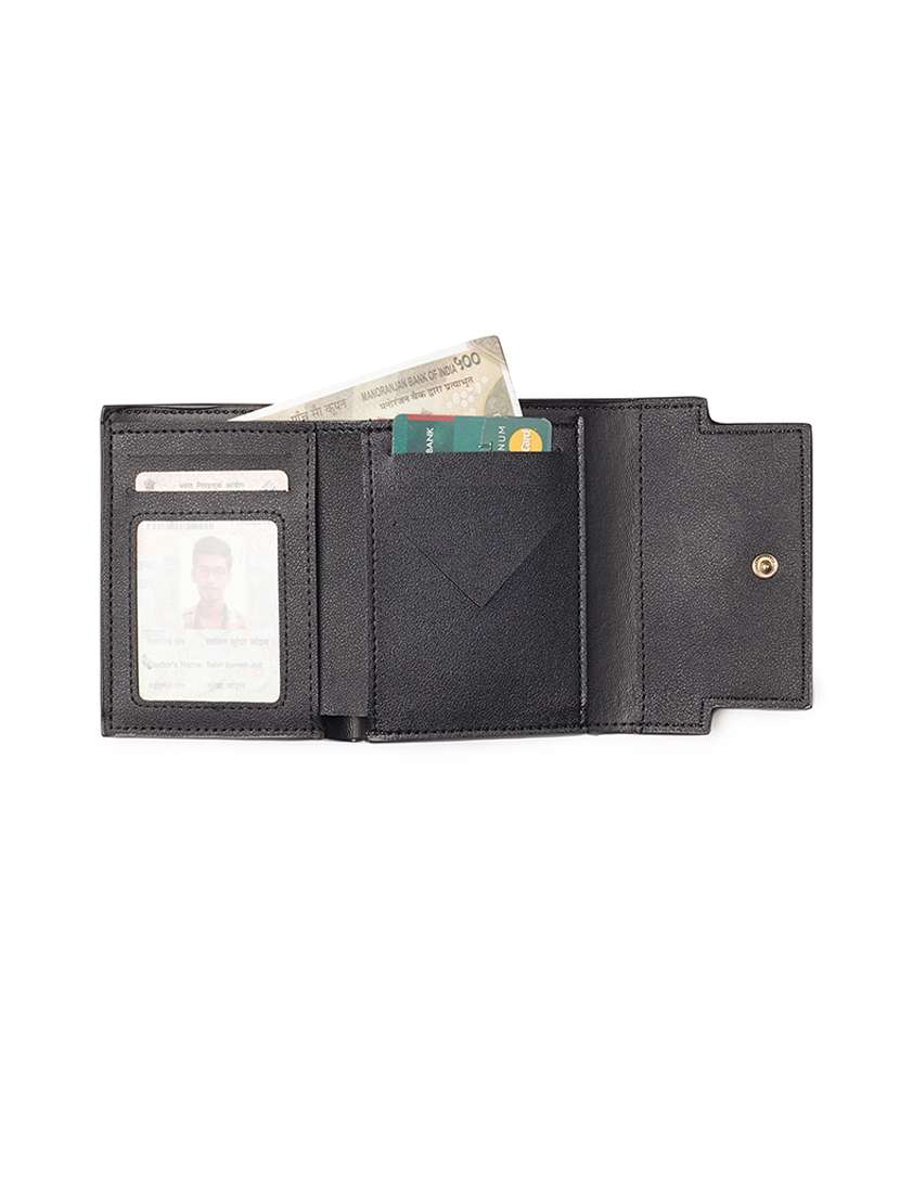 women solid leatherette wallet - 21631170 -  Standard Image - 2
