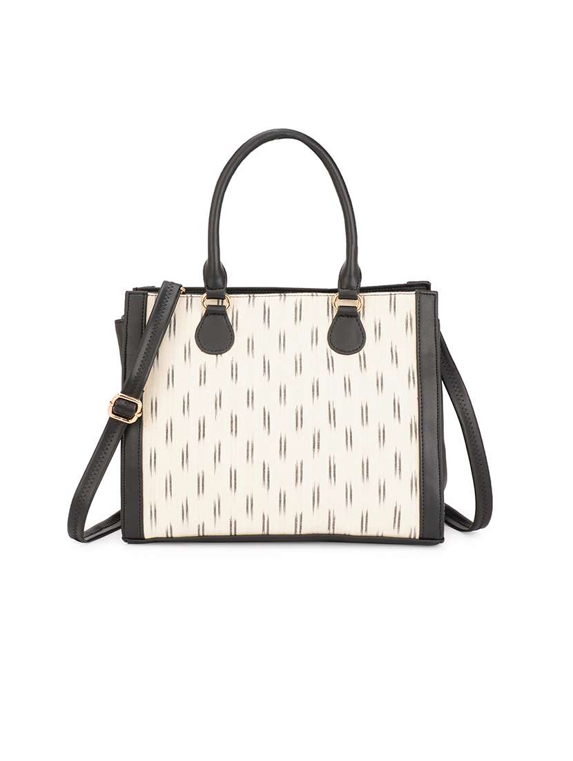 women off white printed handbag - 21631180 -  Zoom Image - 0