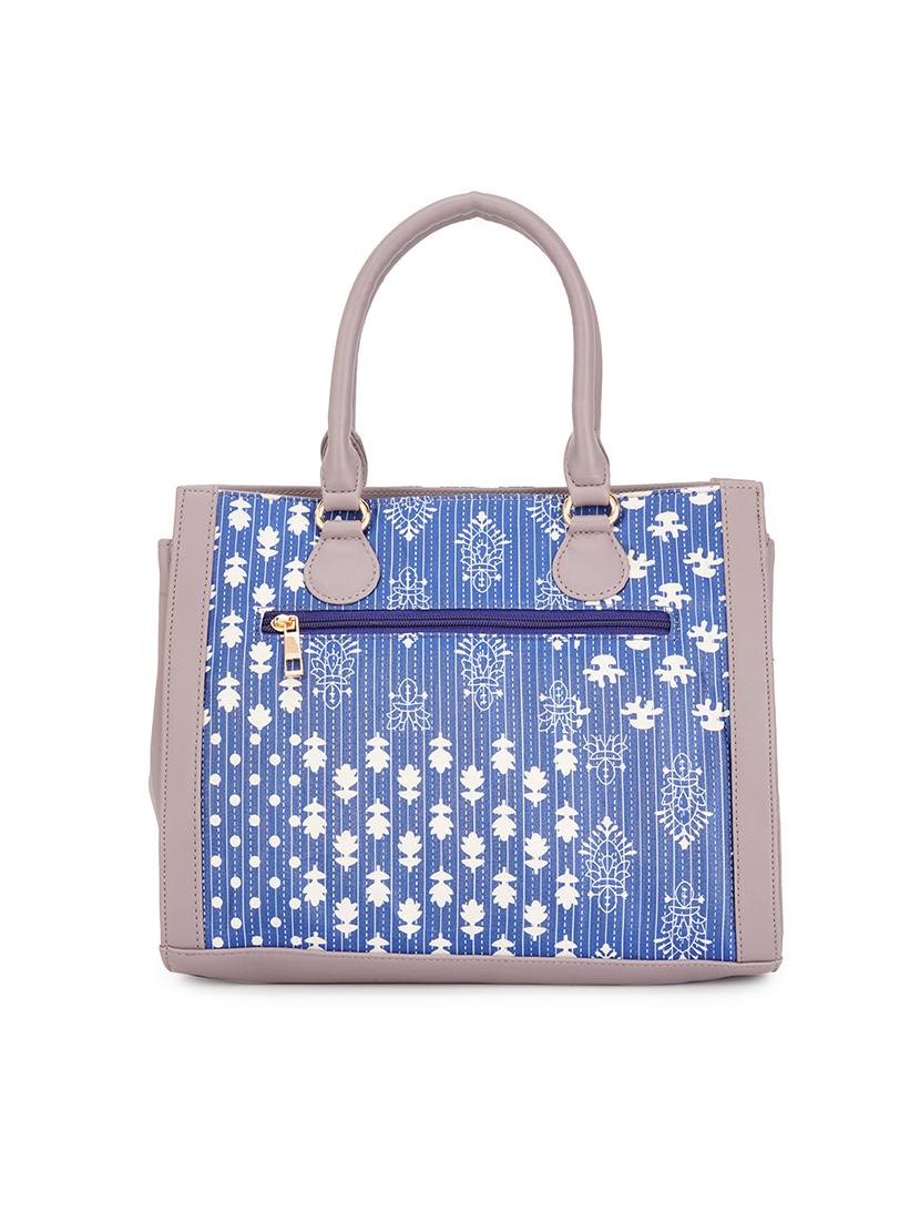 women light blue printed handbag - 21631181 - Zoom Image - 0