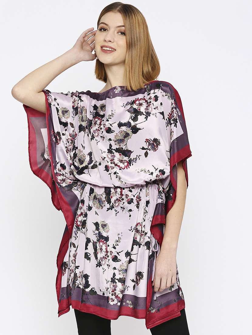 women floral printed kaftan tunic