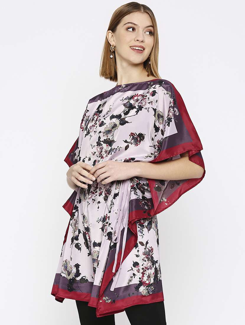 women floral printed kaftan tunic - 21631263 -  Standard Image - 2
