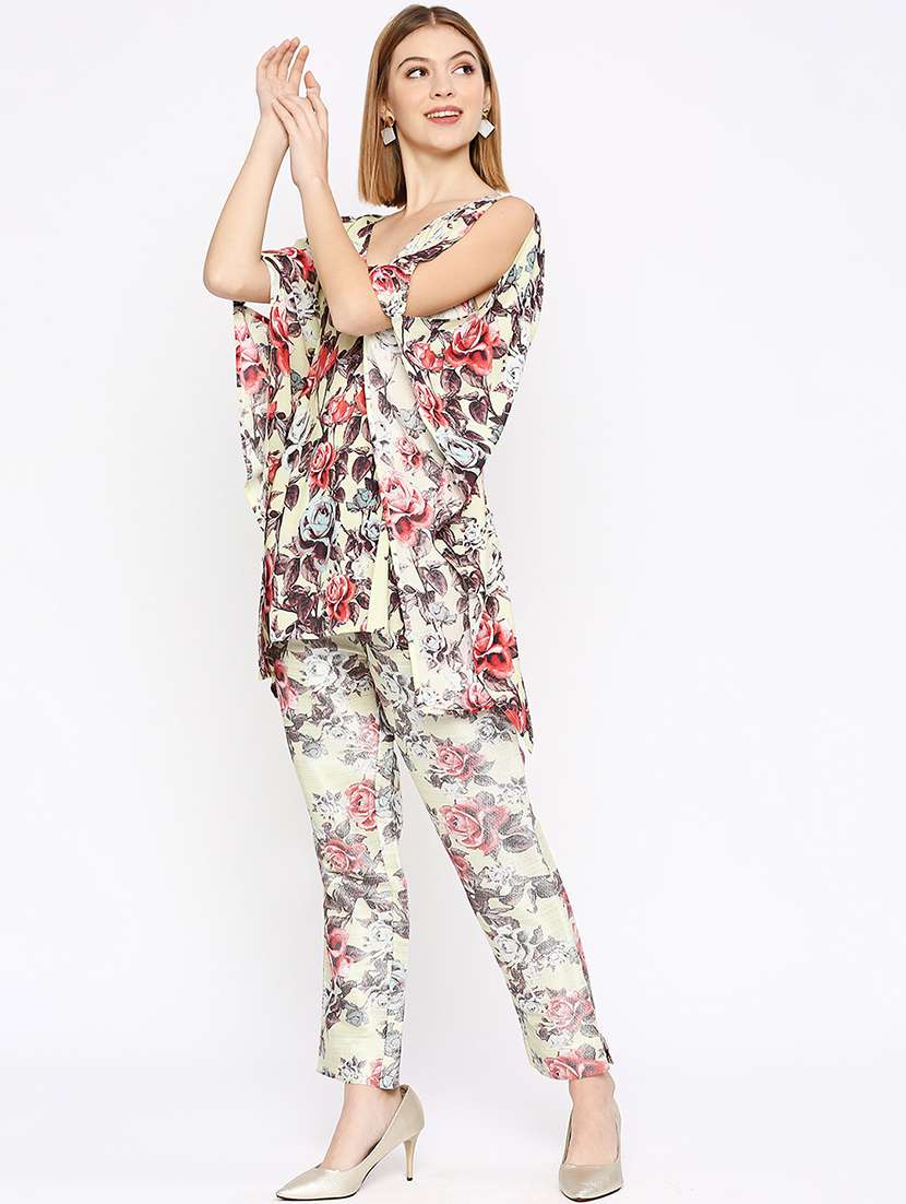 women floral printed kaftan tunic - 21631265 -  Standard Image - 2