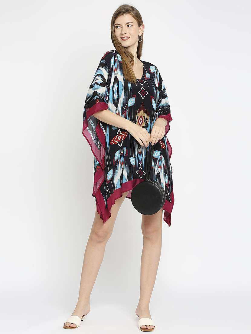 women printed kaftan dress - 21631288 - Zoom Image - 0