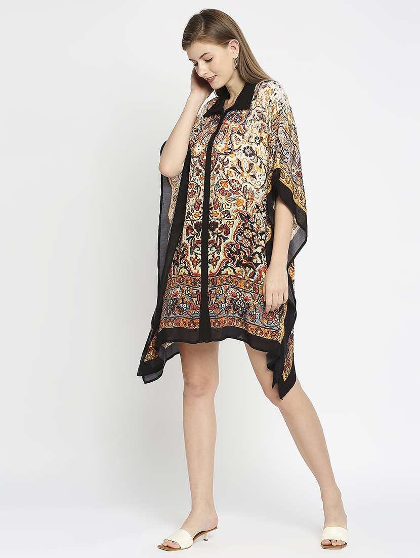 women printed kaftan dress - 21631290 -  Standard Image - 2