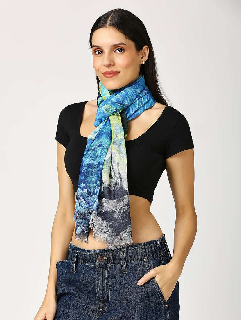 women printed everyday wrap scarf - 21631382 -  Standard Image - 2