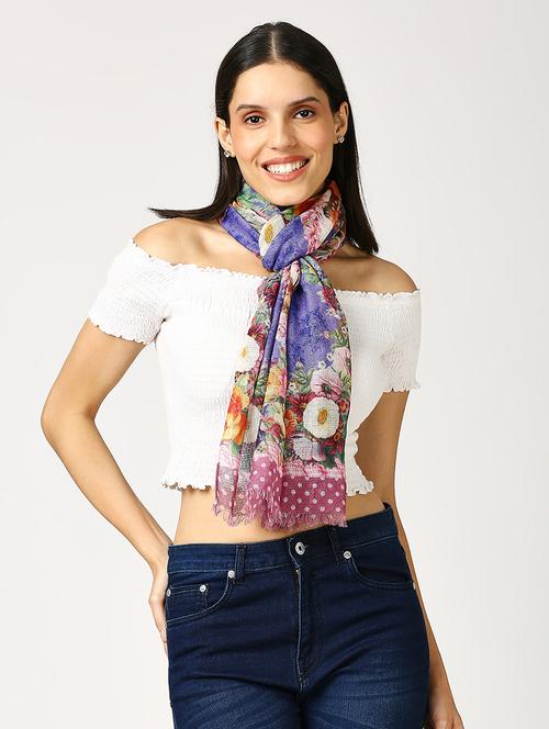 women printed everyday wrap scarf - 21631385 -  Standard Image - 0