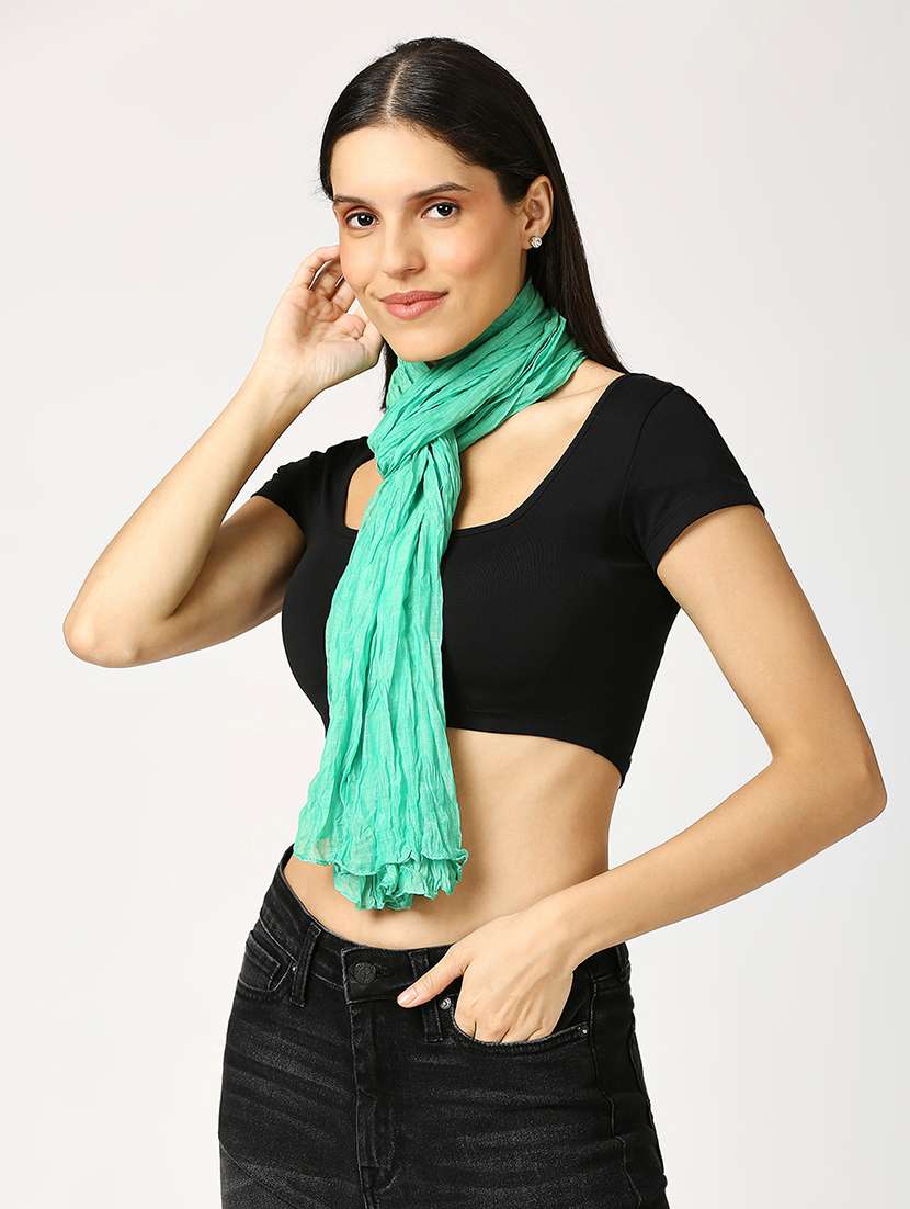 women plain everyday wrap scarf - 21631393 - Standard Image - 2