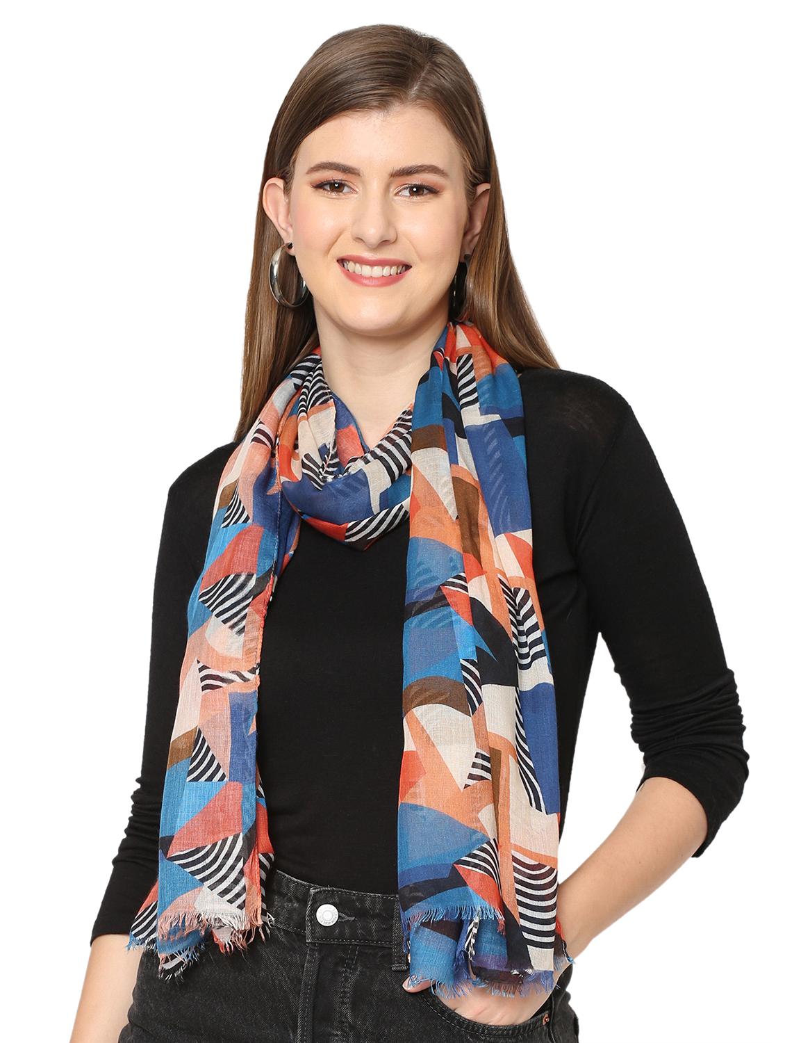 women printed everyday wrap scarf - 21631403 - Standard Image - 2