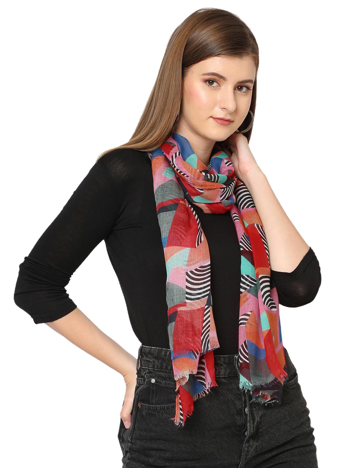 women printed everyday wrap scarf - 21631404 - Zoom Image - 0
