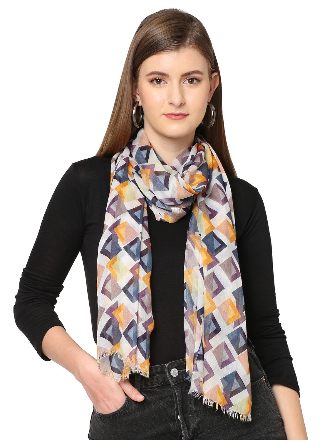 women printed everyday wrap scarf - 21631409 - Standard Image - 2