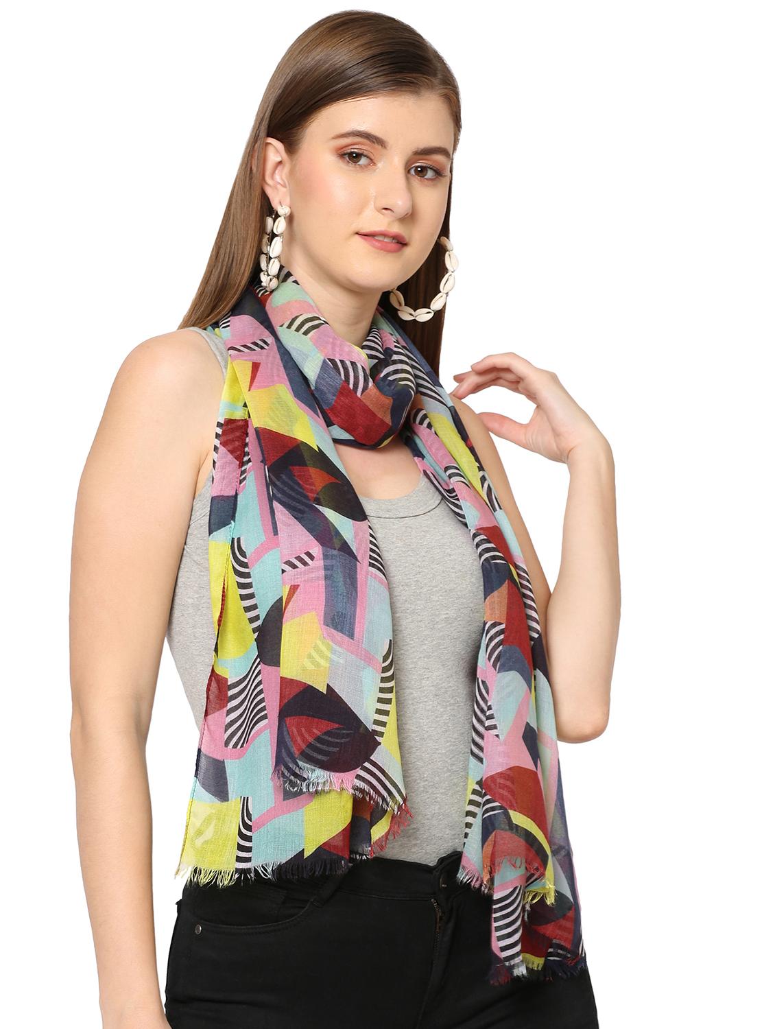 women printed everyday wrap scarf - 21631411 - Standard Image - 2