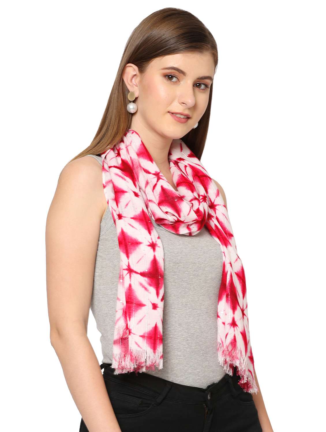 women printed everyday wrap scarf - 21631422 -  Standard Image - 2