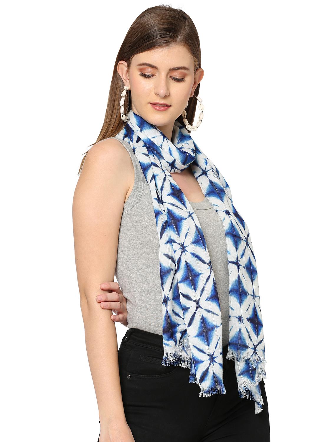 women printed everyday wrap scarf - 21631423 - Standard Image - 2