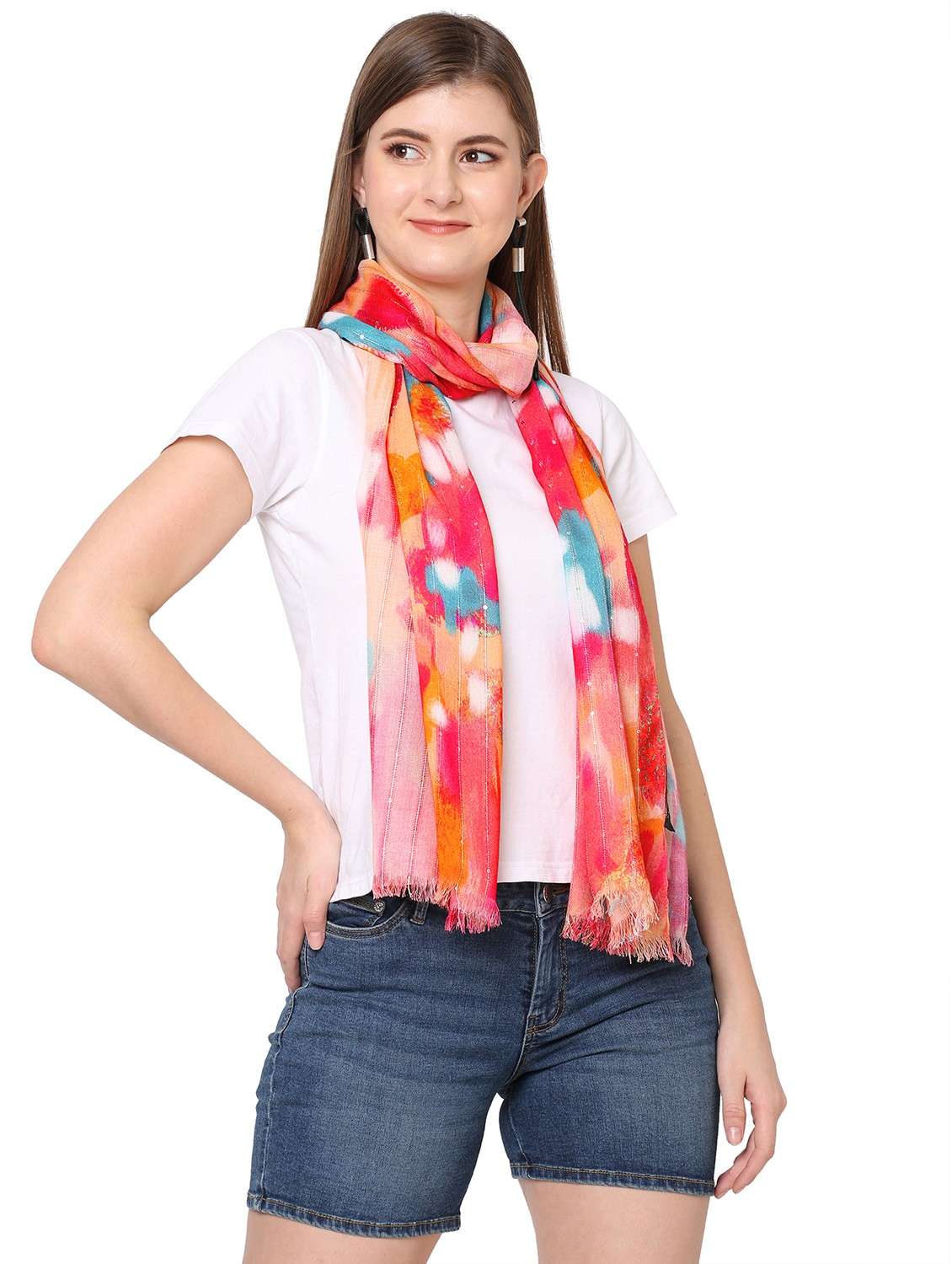 women printed everyday wrap scarf - 21631428 -  Standard Image - 2
