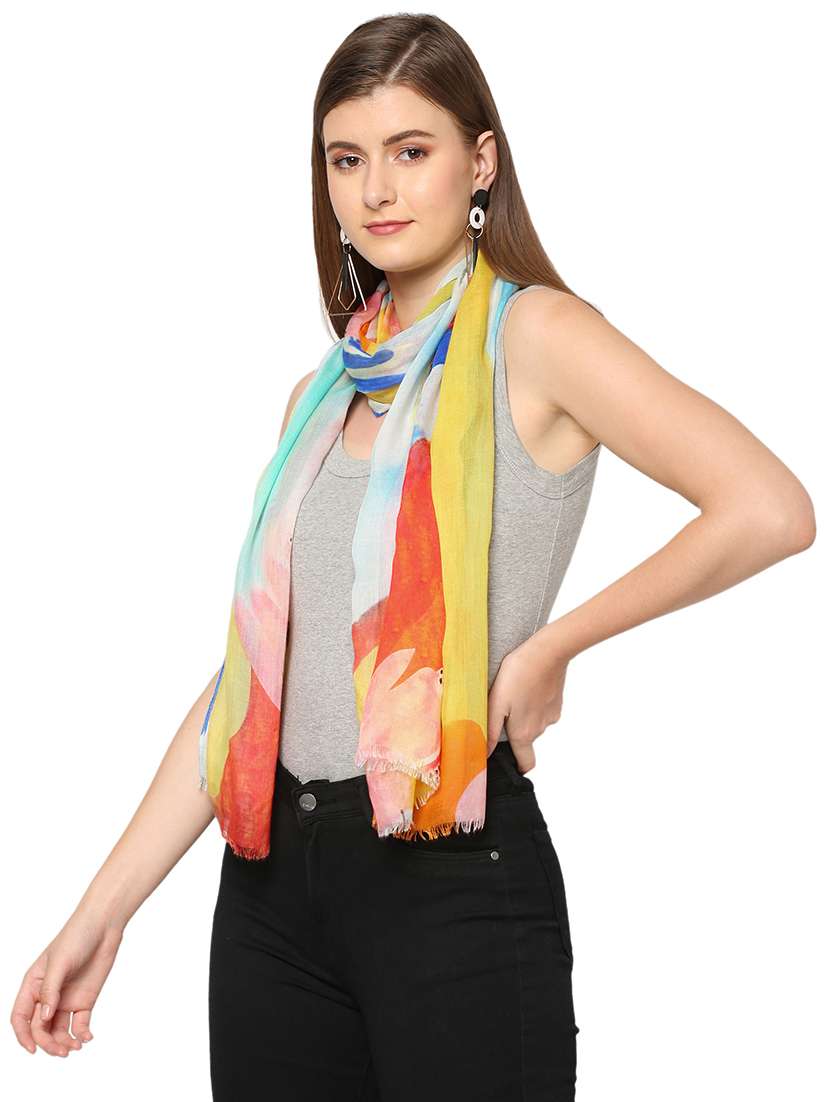 women printed everyday wrap scarf - 21631464 -  Standard Image - 2