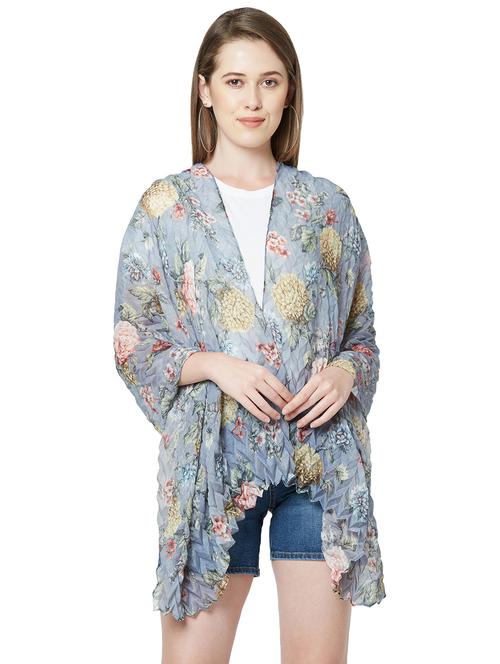 women printed everyday wrap scarf - 21631480 - Standard Image - 0