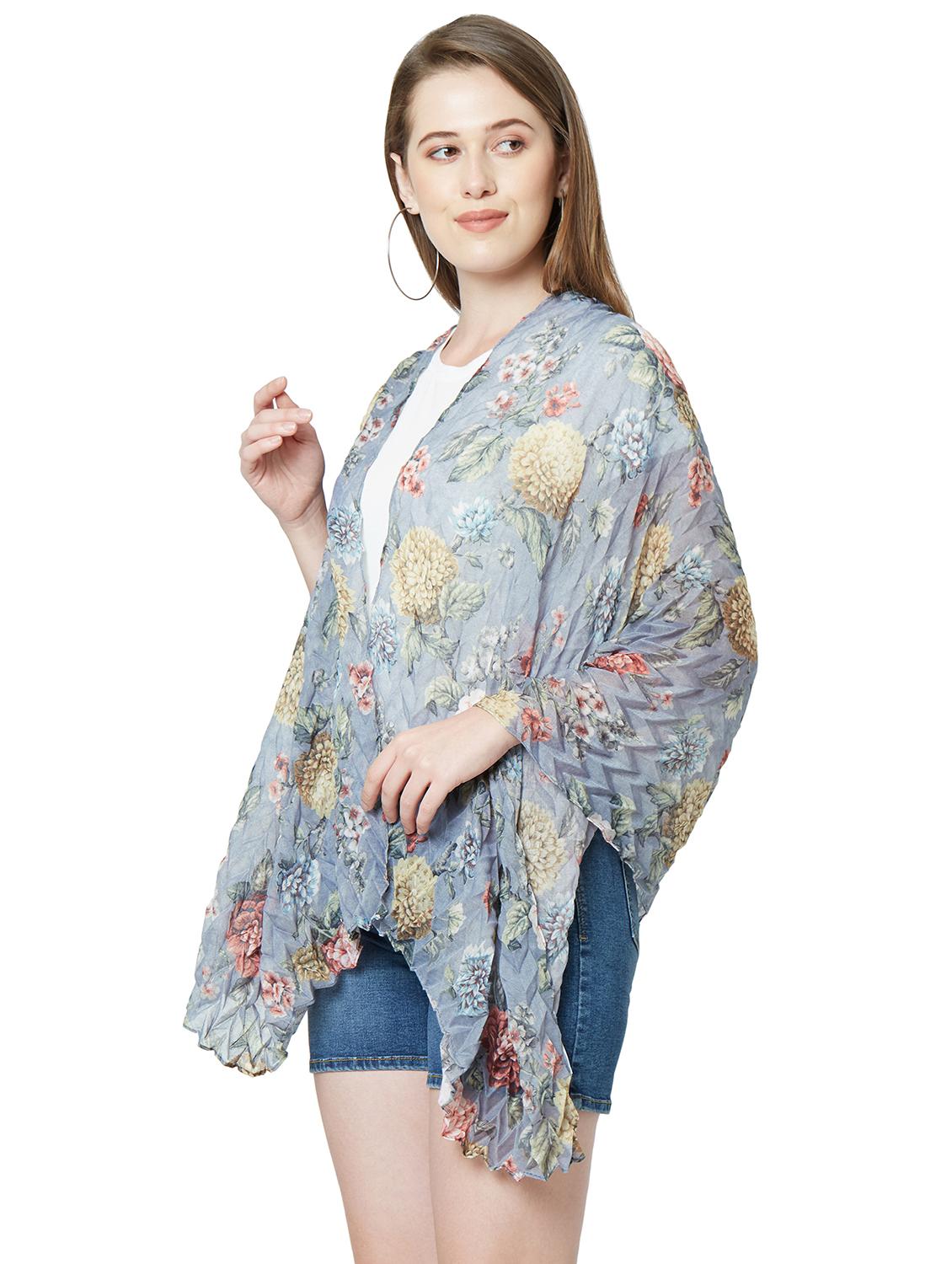 women printed everyday wrap scarf - 21631480 - Standard Image - 2