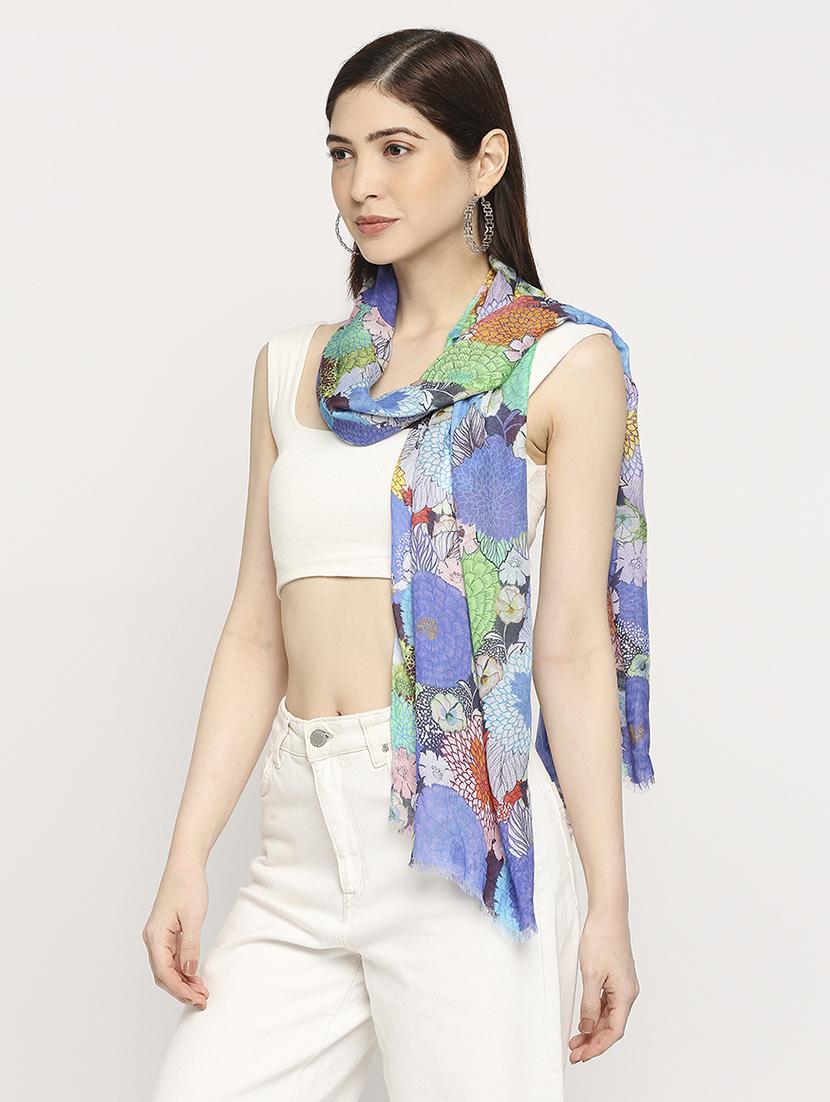 women printed everyday wrap scarf - 21631482 - Standard Image - 2